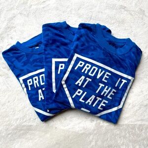 {LOT 3} XERSION Youth Baseball T-Shirt “Prove It At The Plate” M 10/12